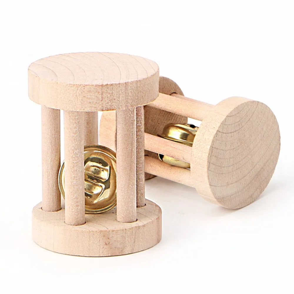 1 PC Chew Toys Bell Roller Dumbells