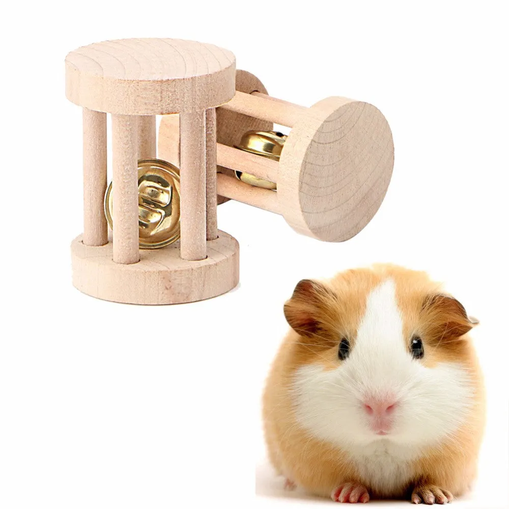 1 PC Chew Toys Bell Roller Dumbells