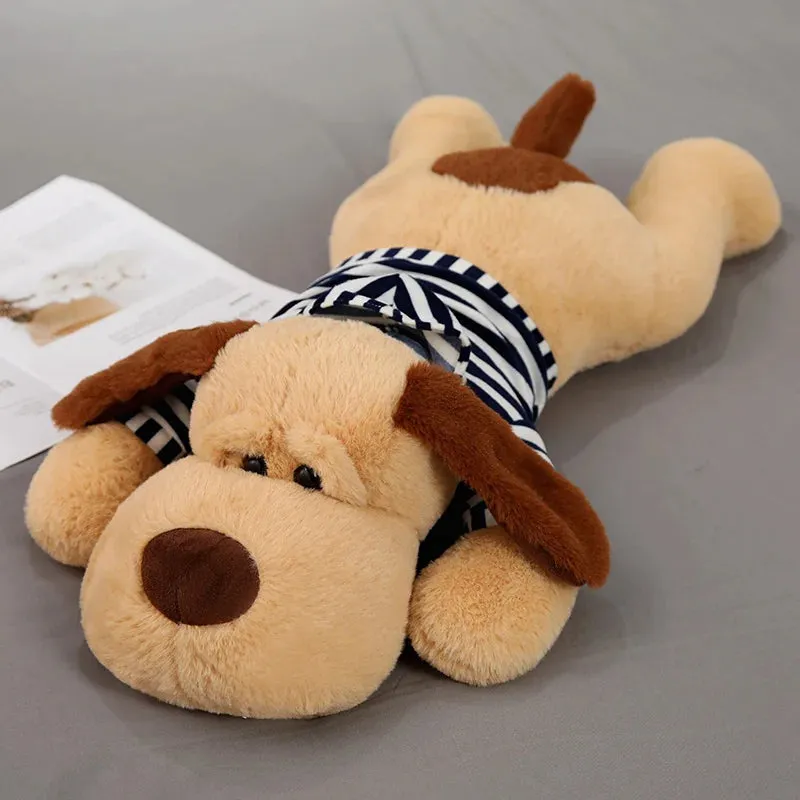 1pc 70/90CM Giant Size Soft Lying Dog Plush Toy | Stuffed Animal Sleep Cushion Pillow Dolls | Perfect for Birthday & Christmas Gifts