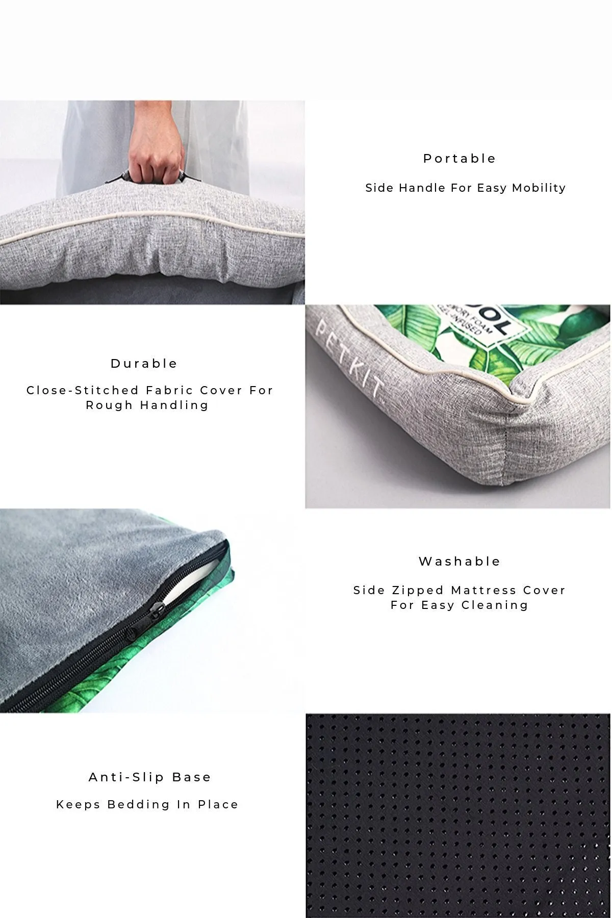 35% OFF: PETKIT Memory Foam Cooling Pet Bed (Removable & Washable)