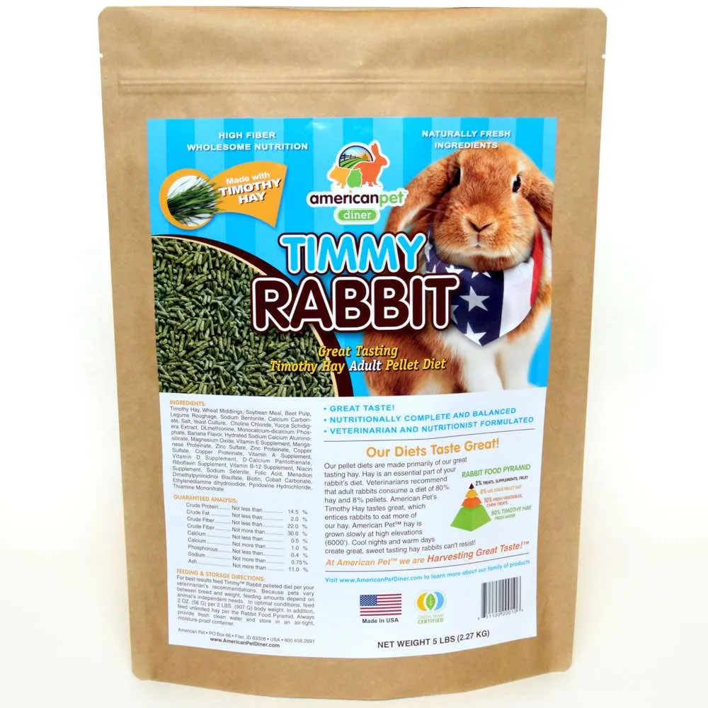 American Pet Diner Timmy Rabbit Pellet Food