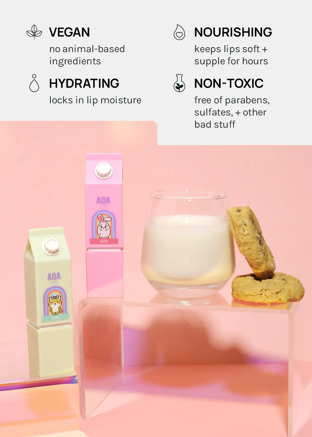 AOA x Miss A Friends Sweet Milk Lip Balm