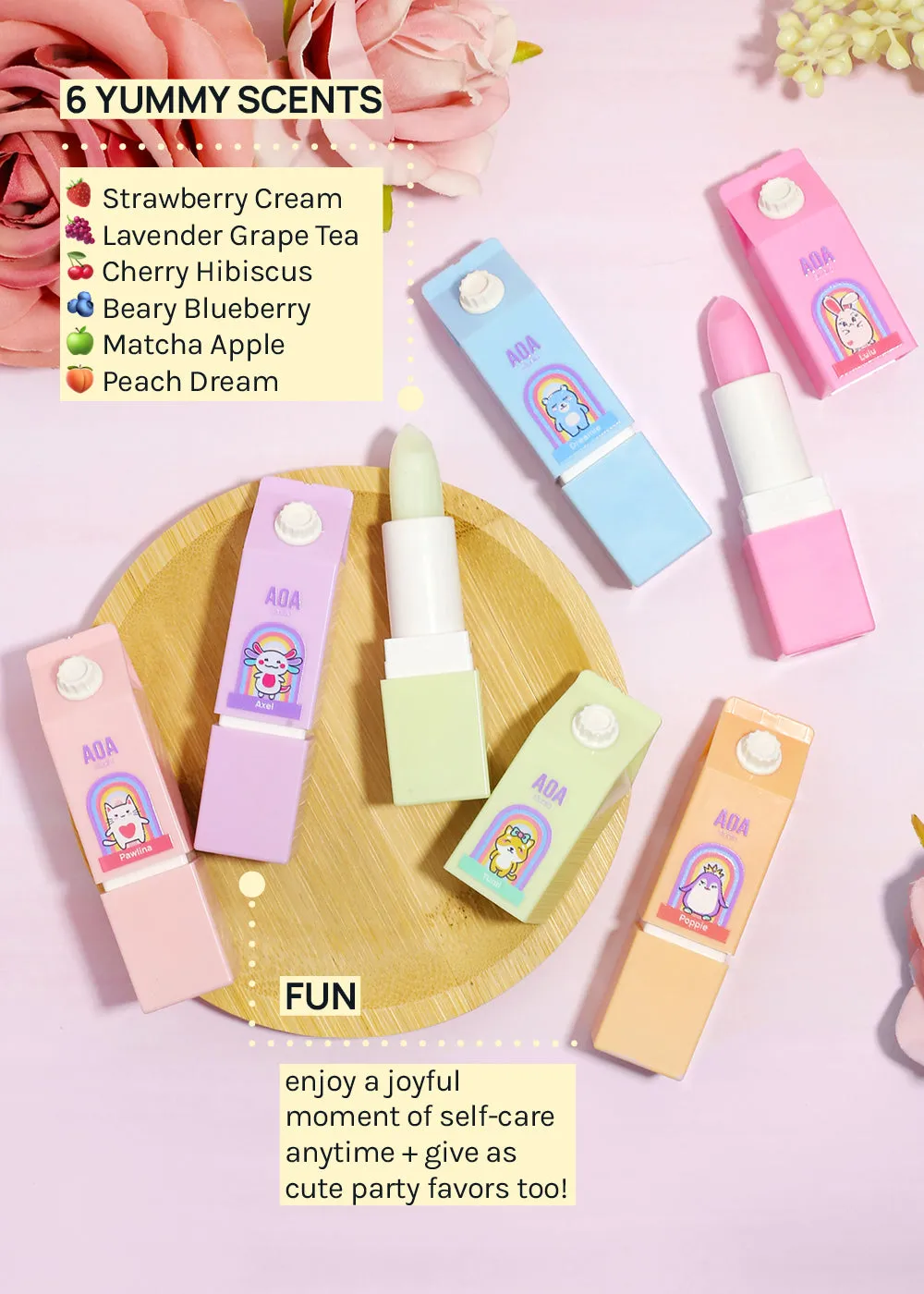 AOA x Miss A Friends Sweet Milk Lip Balm