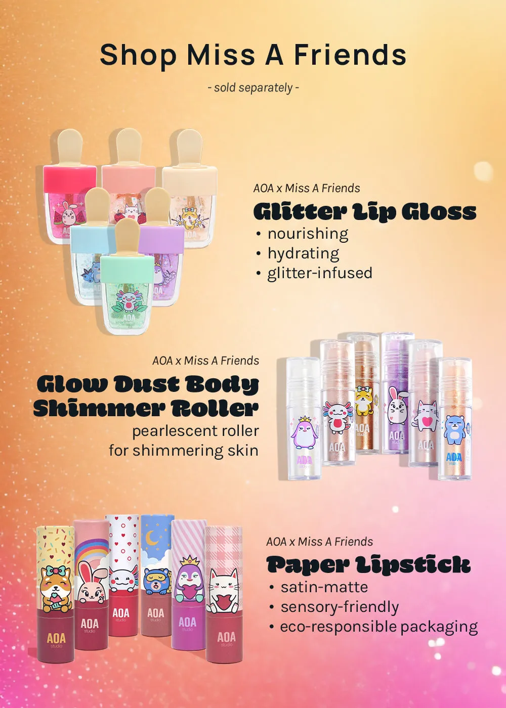 AOA x Miss A Friends Sweet Milk Lip Balm