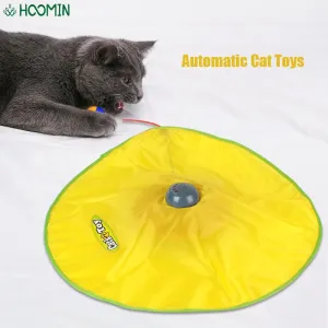 Automatic 4 Speeds Moving Feather Interactive Cat Toy