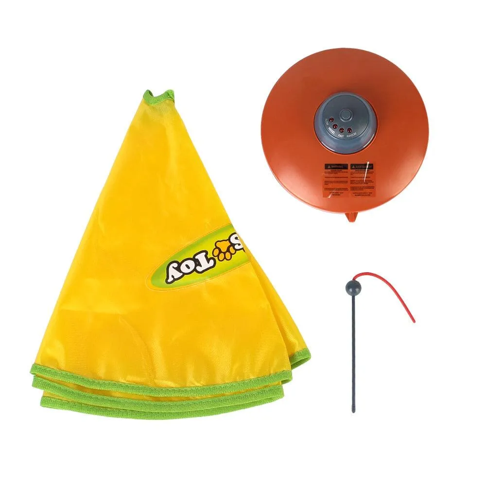 Automatic 4 Speeds Moving Feather Interactive Cat Toy