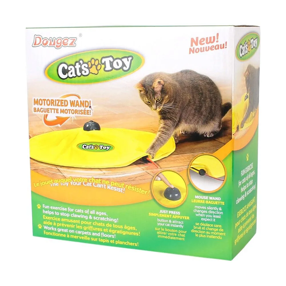 Automatic 4 Speeds Moving Feather Interactive Cat Toy
