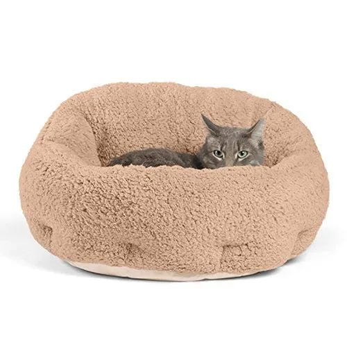 Best Friends by Sheri OrthoComfort Deep Dish Cuddler (20x20x12") - Self-Warming Cat and Dog Bed Cushion for Joint-Relief and Improved Sleep - Machine Washable, Waterproof Bottom - For Pets Up to 25lbs