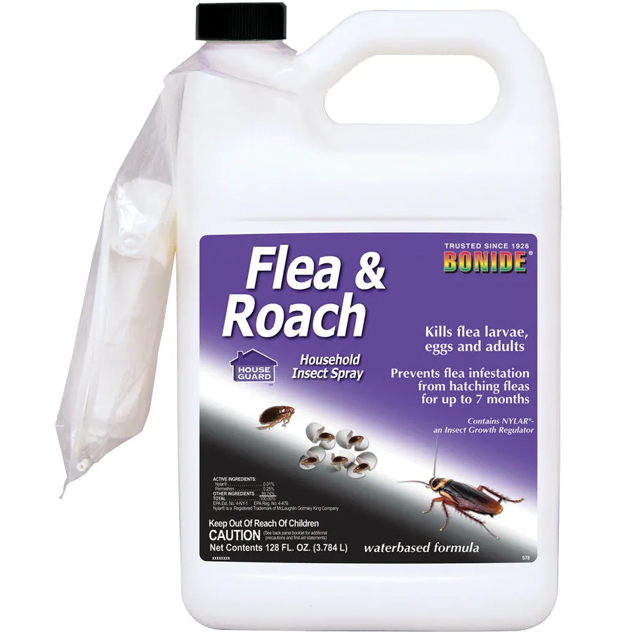 Bonide® 578 Flea & Roach HouseGuard™ Hosehold Insect Spray, RTU, 1 Gallon