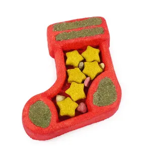 Christmas Stocking Puzzle | Festive Small Pet Chew Toy by Cupid & Comet