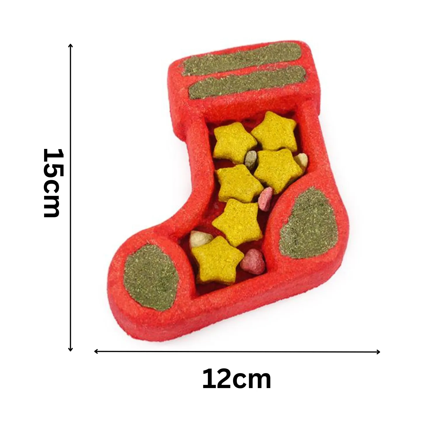 Christmas Stocking Puzzle | Festive Small Pet Chew Toy by Cupid & Comet