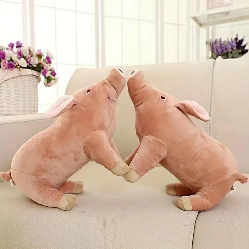 Cuddle Buddy Plush Pig Dog SQUEAKY Toy