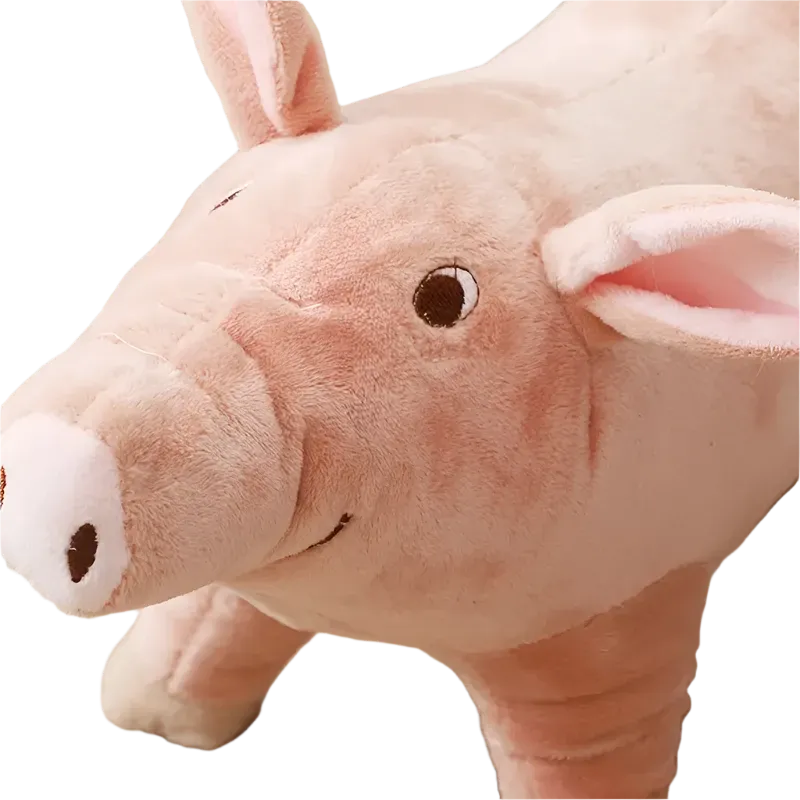 Cuddle Buddy Plush Pig Dog SQUEAKY Toy