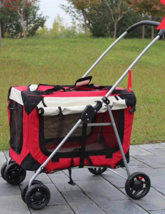 Detachable 2-in-1 Bassinet Pet Stroller/ Carrier / Pram