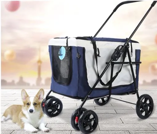 Detachable 2-in-1 Bassinet Pet Stroller/ Carrier / Pram