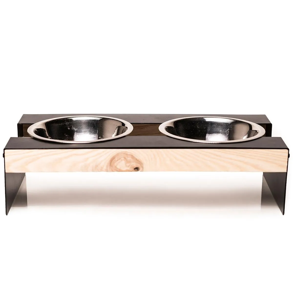Elevated dog bowl (Stainless steel)
