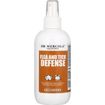 Flea and Tick Defense Spray 8 fl oz by Dr. Mercola