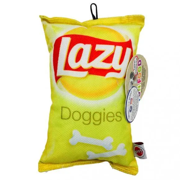 Fun Food Chips 8" Toy with Squeaker from Ethical Pets