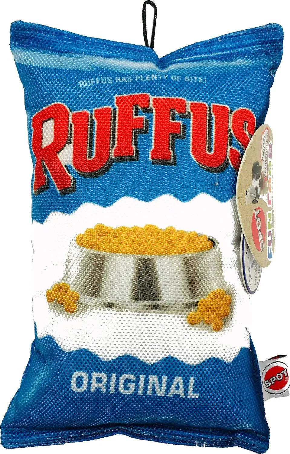 Fun Food Chips 8" Toy with Squeaker from Ethical Pets
