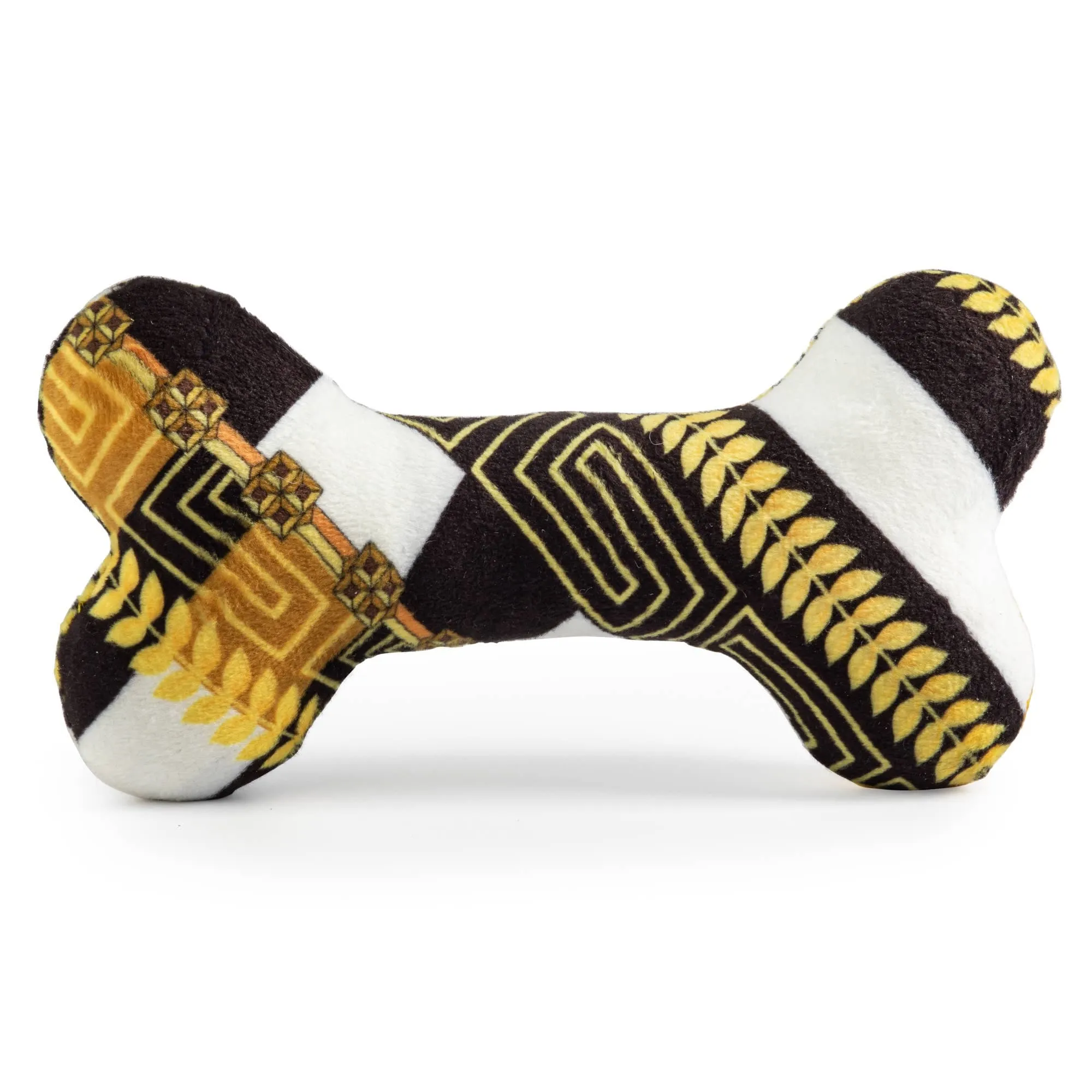 Fursace Bone for Dogs with Squeaker Inside Plush Parody Pet Chew Toy
