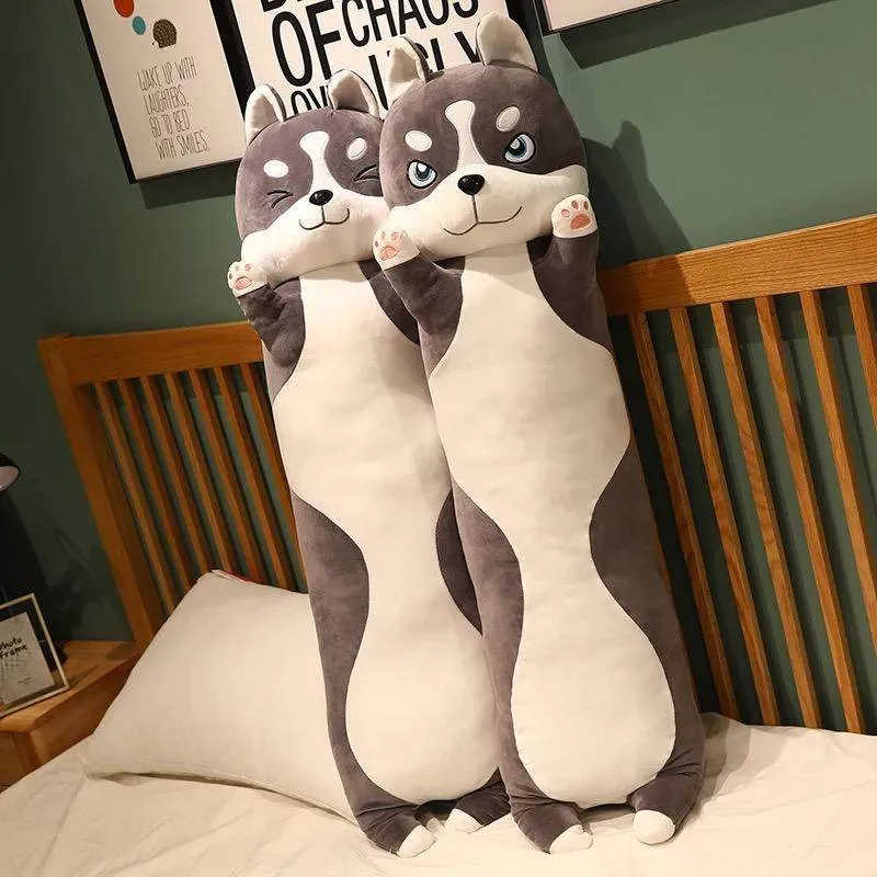 Giant Husky Dog Plush Stuffed Toy