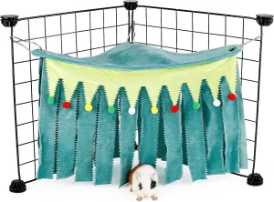 Guinea Pig Hideout - Multi-Pet Cage Accessory, No Metal Fences - Green