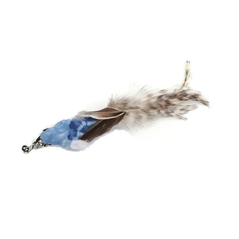 Interactive Feather Pole Toy for Cats