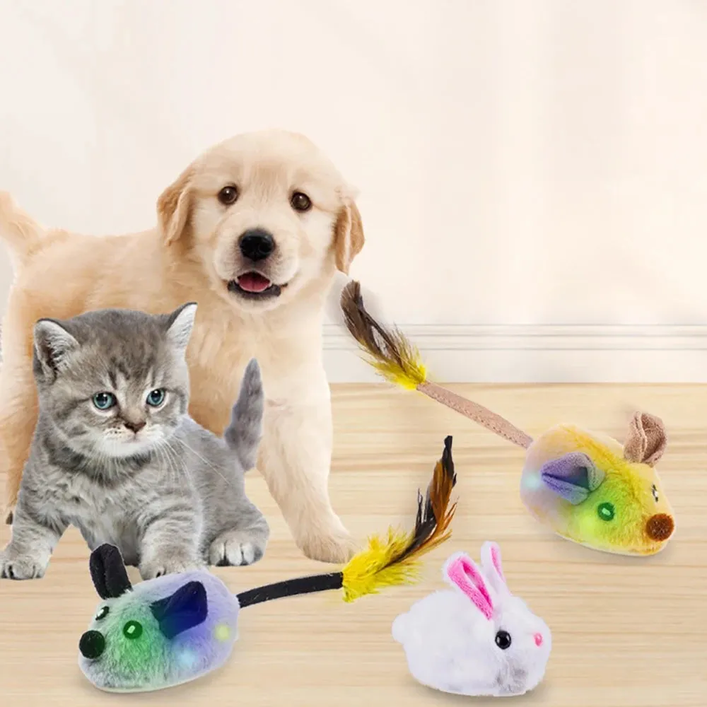 Interactive USB Charging Electric Mouse Toy