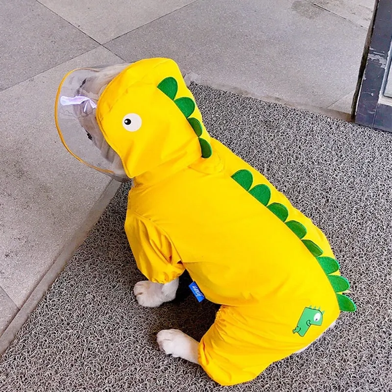 Jaketly™ Frenchie Fashion Dinosaur Raincoat