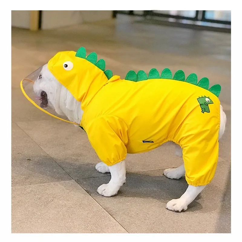 Jaketly™ Frenchie Fashion Dinosaur Raincoat