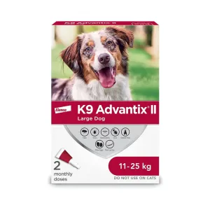 K9 Advantix II Flea and Tick Treatment Dog Large