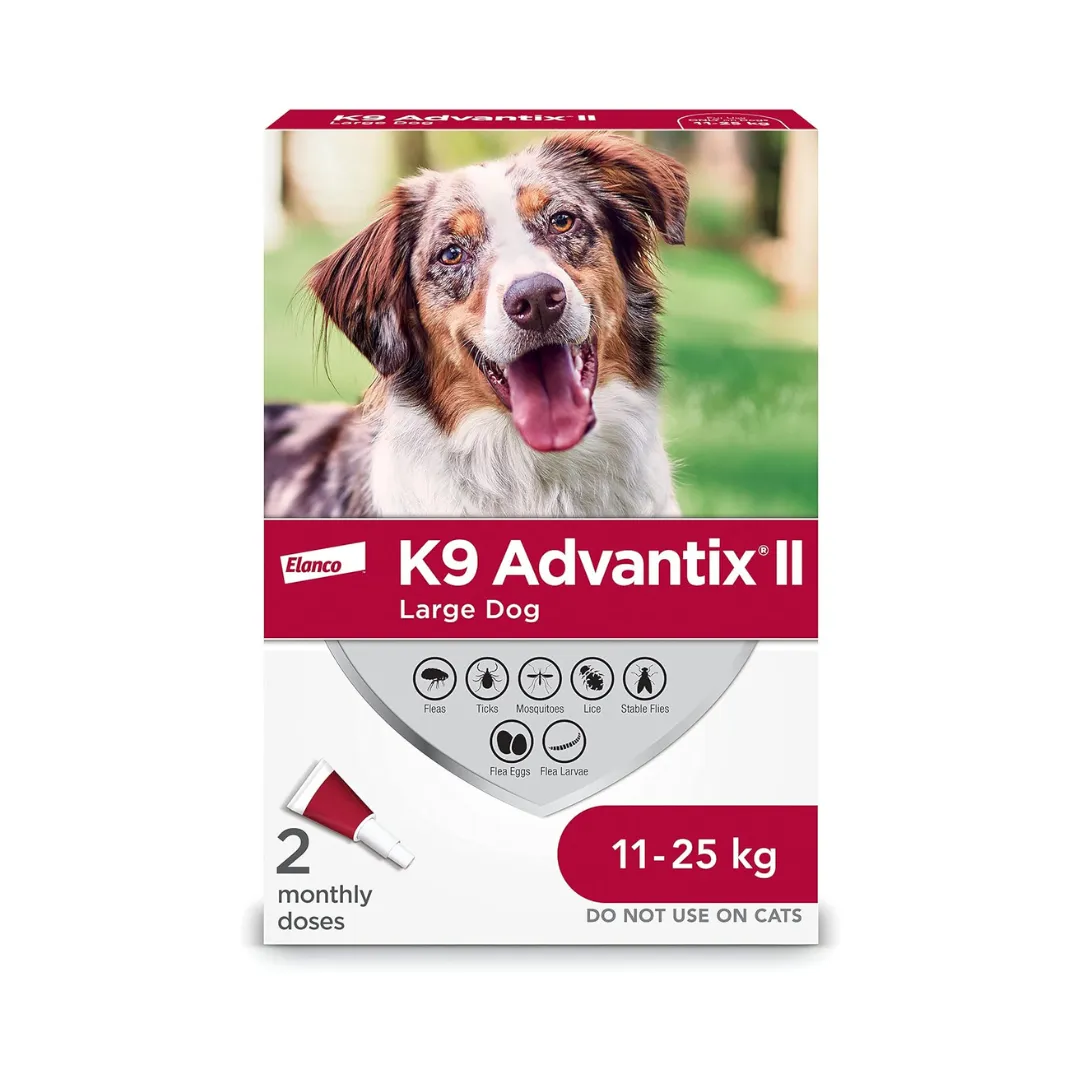 K9 Advantix II Flea and Tick Treatment Dog Large