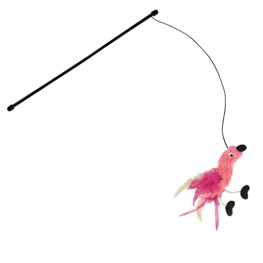 Kong Cat Toy Feather Teaser Assorted Characters