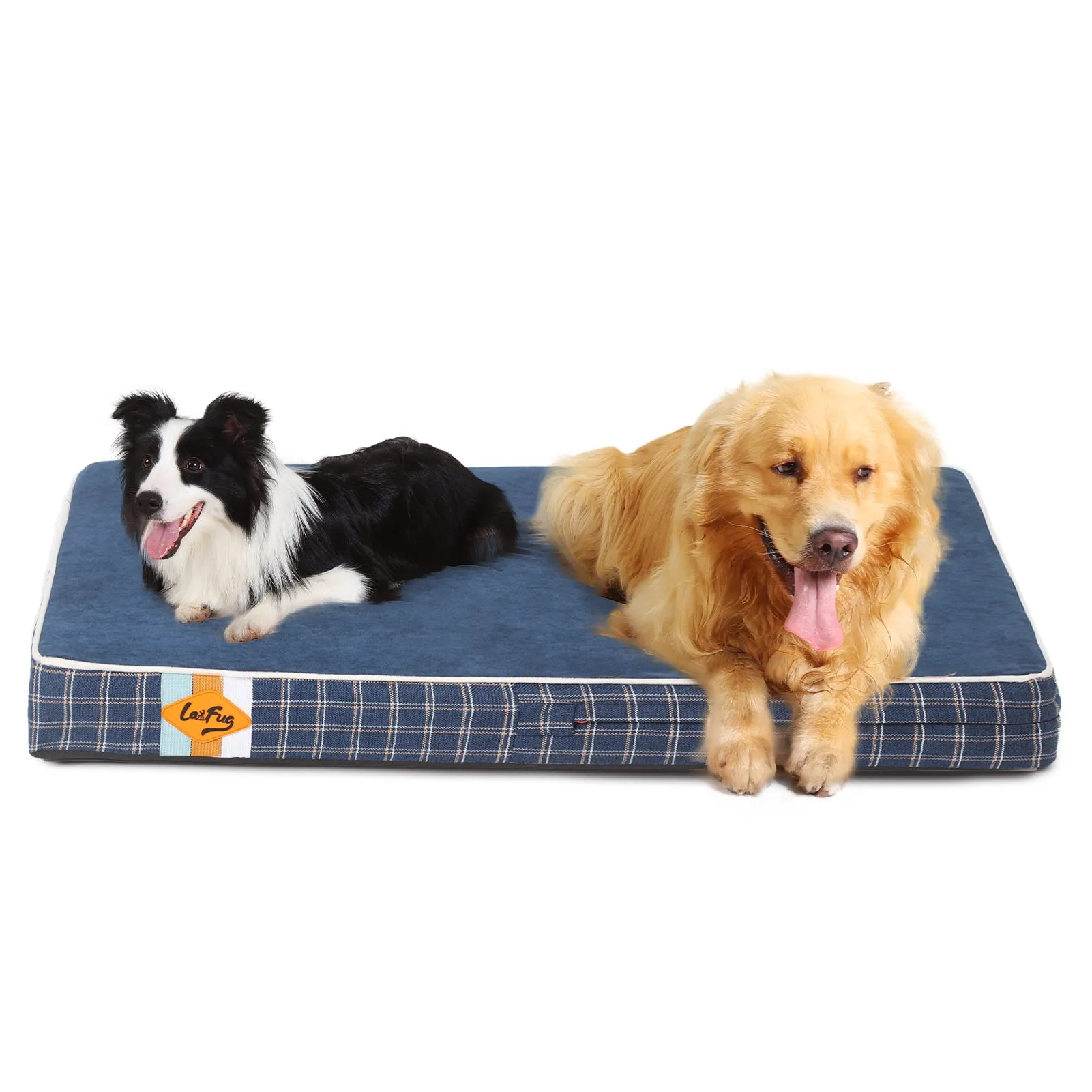 Laifug Memory Foam Dog Bed, Orthopedic Dog Crate Bed Small-jumbo