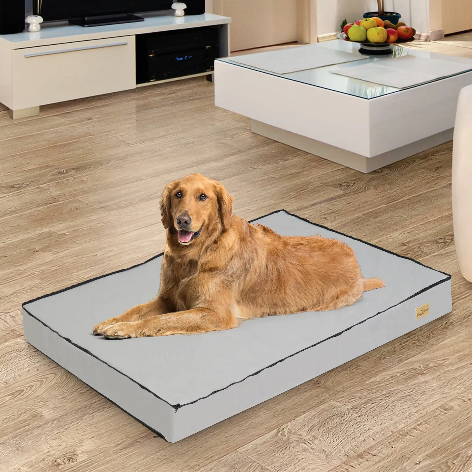 Large Rectangle Orthopedic Dog Pet Bed Supportive Sponge Foam Washable Cover
