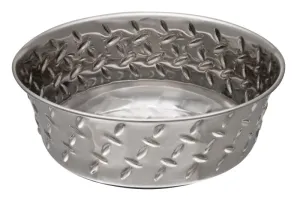 Loving Pets 7254 Pet Feeding Dish, S, 1 pt Volume, Stainless Steel, Silver :EA: QUANTITY: 1