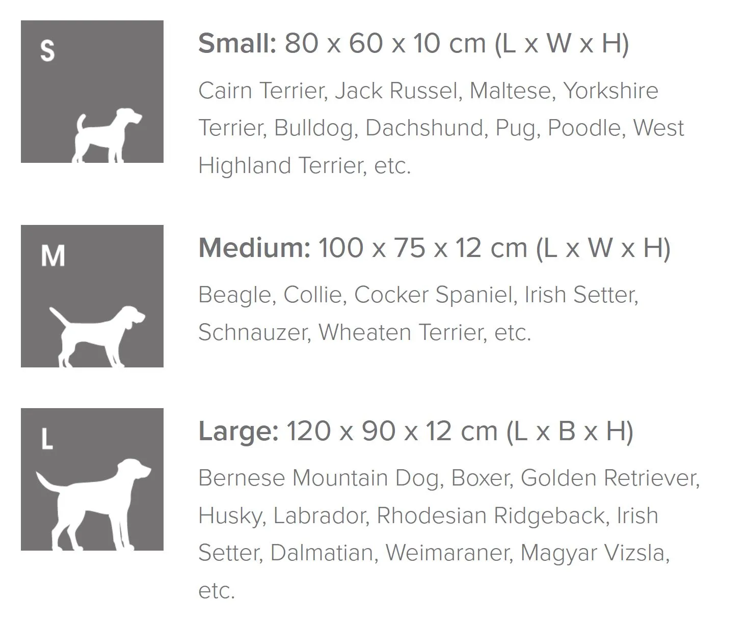 Luxury Orthopedic Dog Bed Available in 3 sizes & 5 Colours
