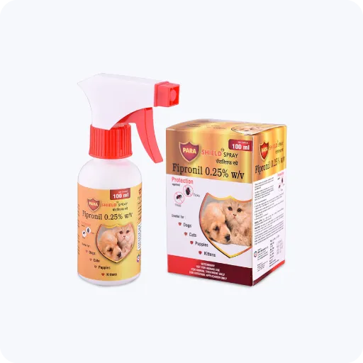 Medfly Healthcare Parashield Spray for Ticks and Fleas