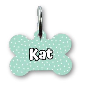Mint Bone Dog Tag