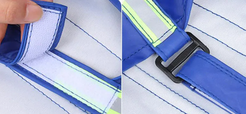 New large, medium and small dog cloak-style reflective raincoat