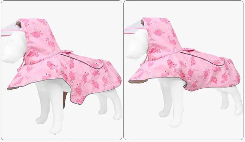 New Pet Clothes Reflective Cape Raincoat Small and Medium Dog Raincoat
