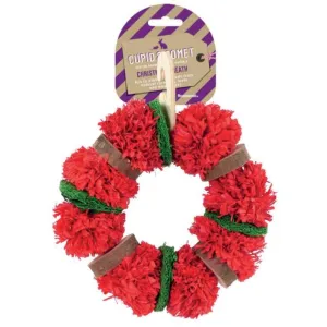 Nibble Christmas Wreath | Festive Small Pet Chew Toy by Cupid & Comet