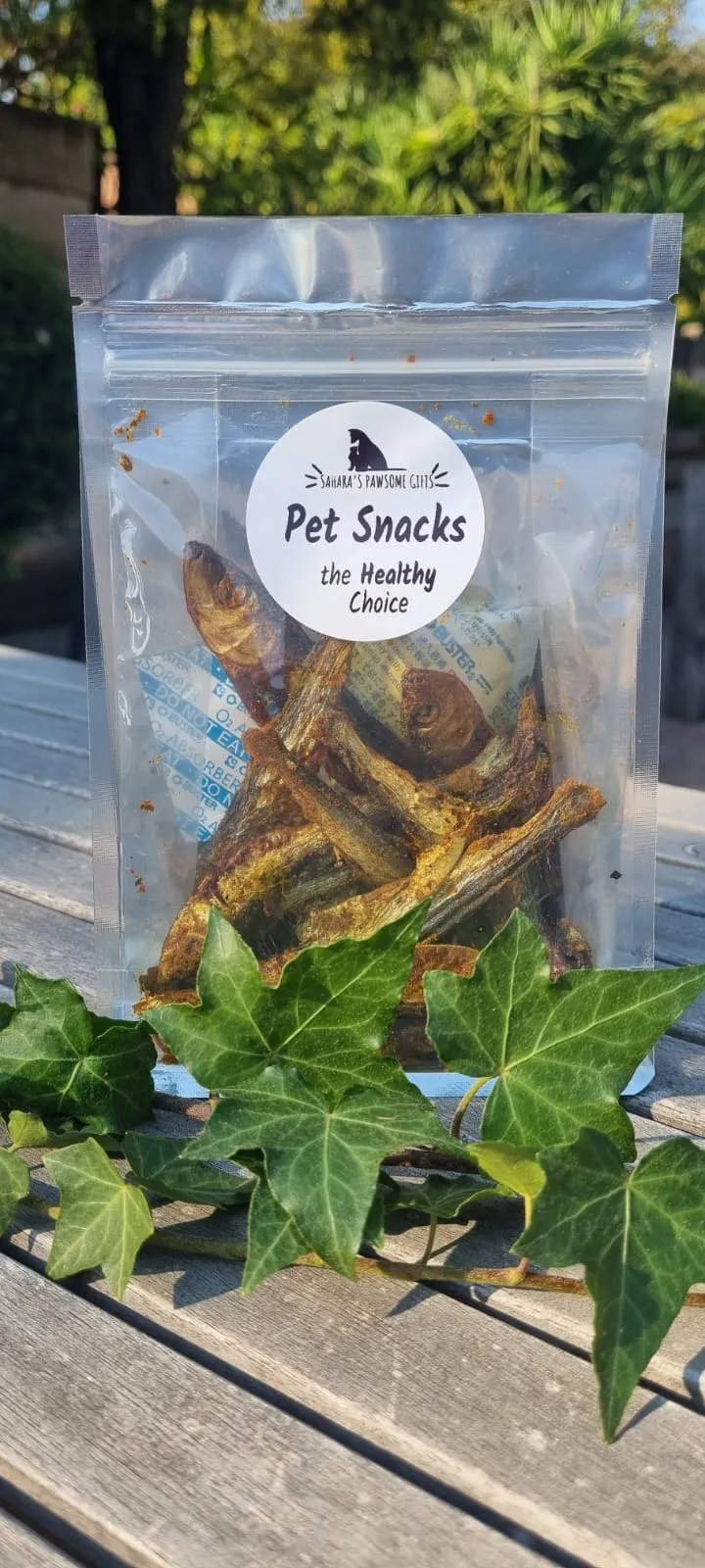 North Sea Sprats (Small Herring) with Turmeric -Dehydrated Healthy Snacks