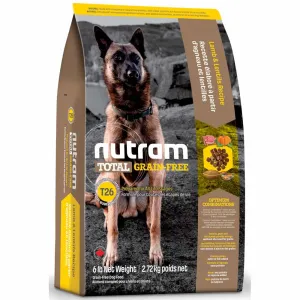 Nutram T26 Total Grain-Free Lamb & Lentils Recipe Dry Dog Food 6lb