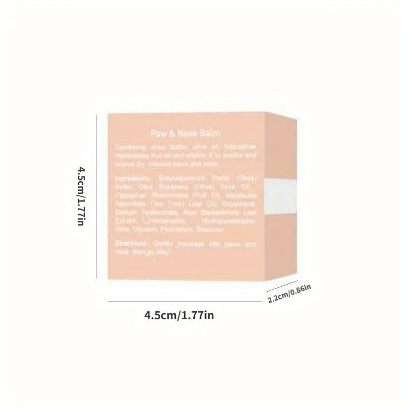 Paw and Snout Balm Hydrating Pet Care to Prevent Cracks