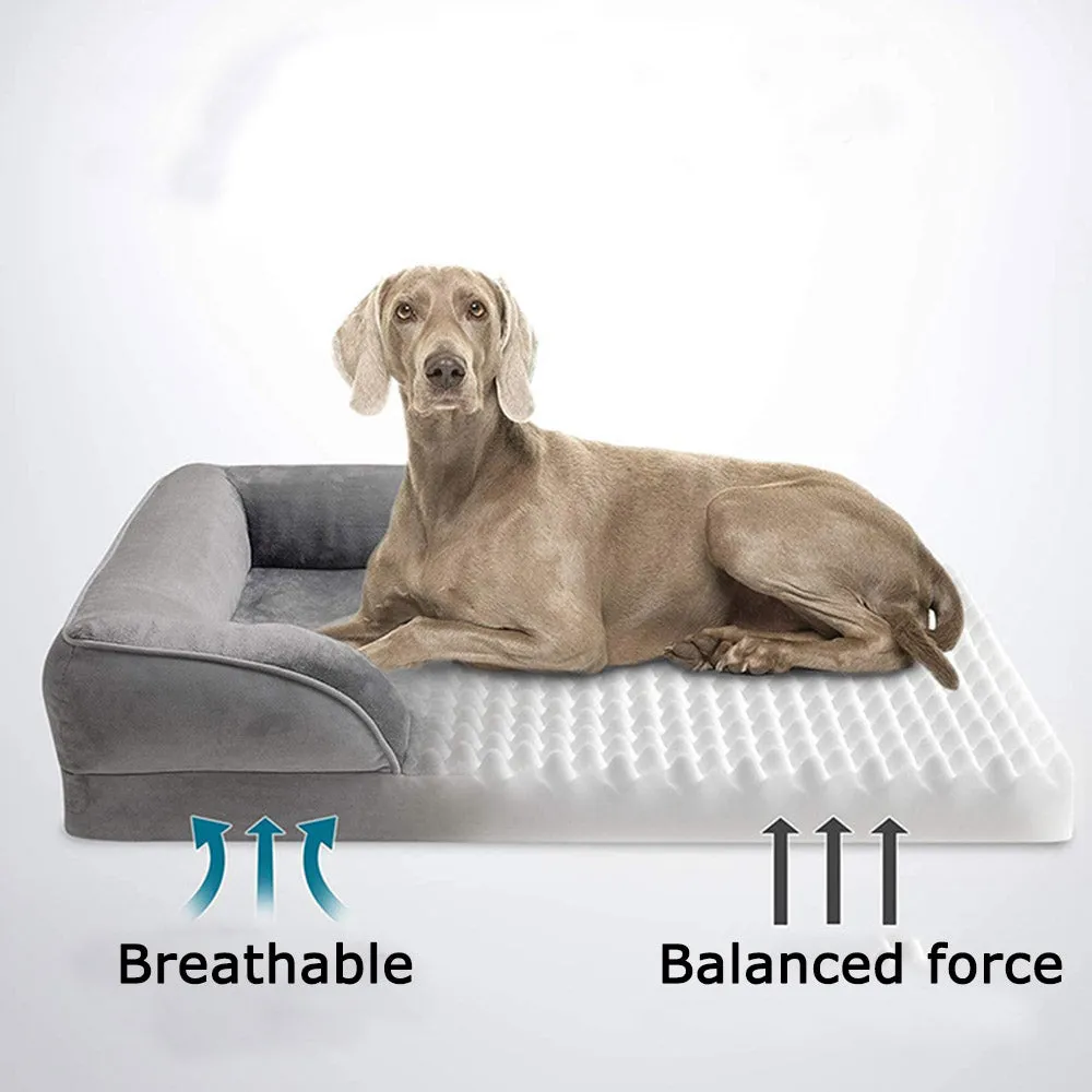 PAWS ASIA Manufacturers High Quality Luxury Orthopedic Washable Elevated Modern Dog Sofa Bed