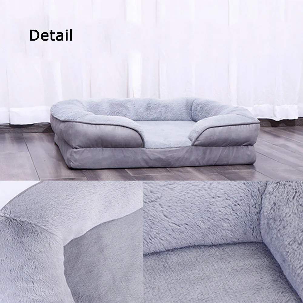 PAWS ASIA Manufacturers High Quality Luxury Orthopedic Washable Elevated Modern Dog Sofa Bed