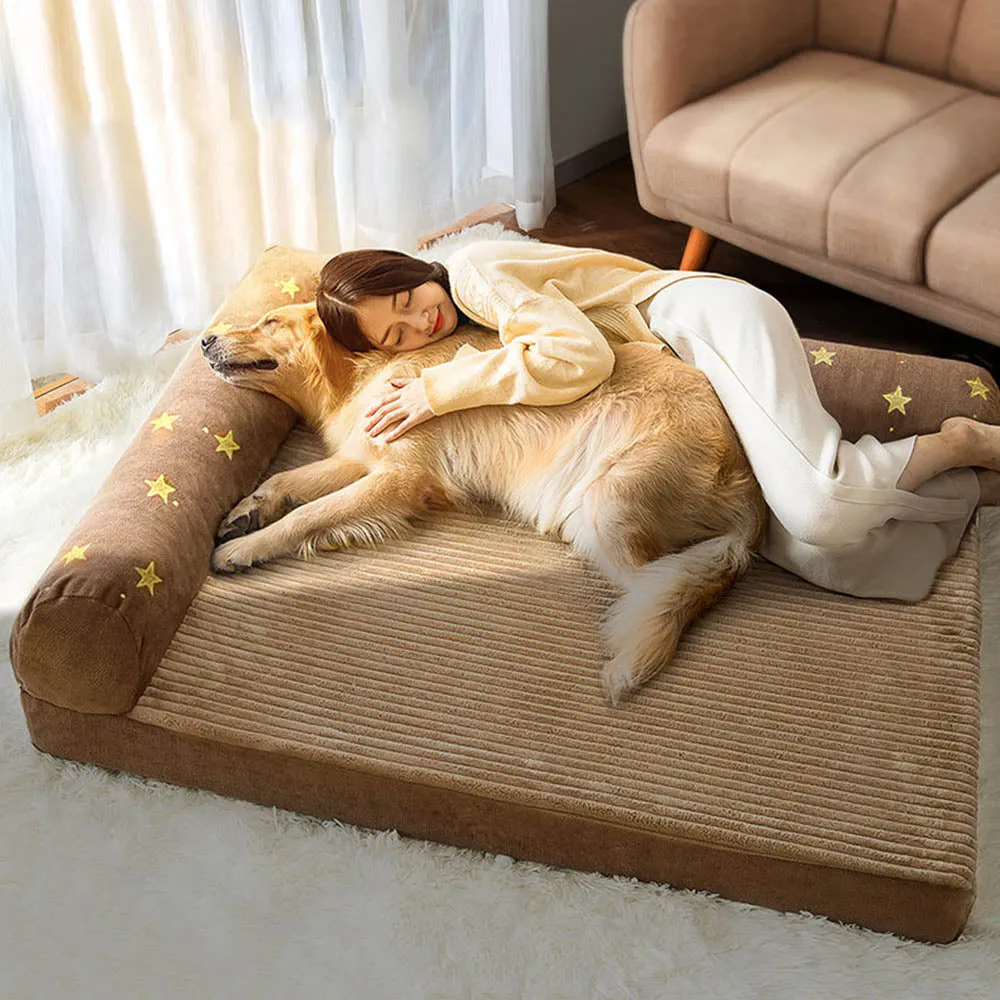 PAWS ASIA Wholesale Memory Foam Washable Modern Luxury Big Dog Sofa Bed Cat