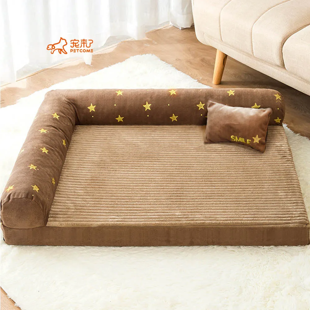 PAWS ASIA Wholesale Memory Foam Washable Modern Luxury Big Dog Sofa Bed Cat