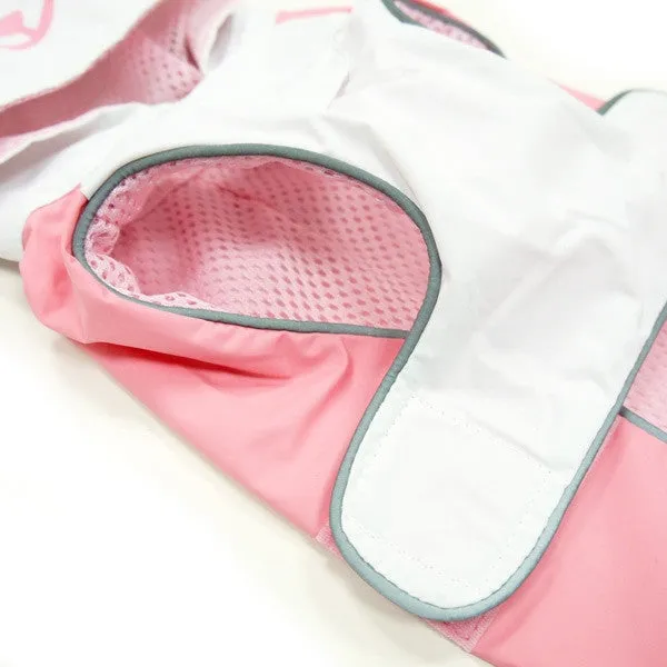 Pink Bunny Dog Raincoat